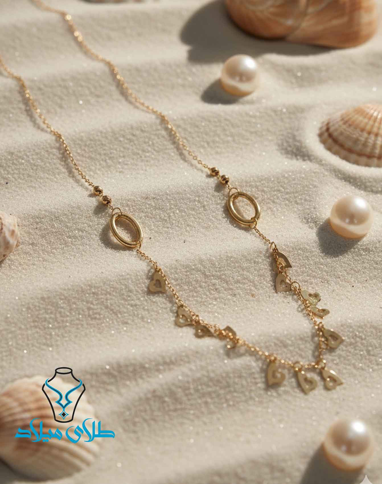 گردنبند طلا کد40 در گالری طلای میلاد