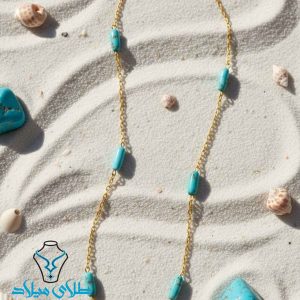 گردنبند فیروزه کد42