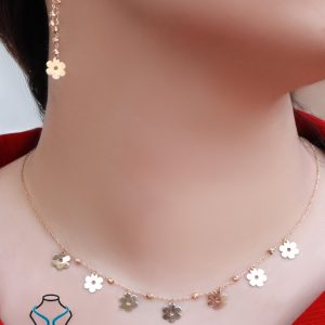 خرید نیم ست طلا گلینا