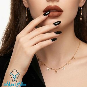 خرید نیم ست طلا ندا