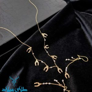 خرید نیم ست طلا ندا