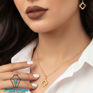 خرید نیم ست کارتیه طلا کد3 از سایت میلادزر