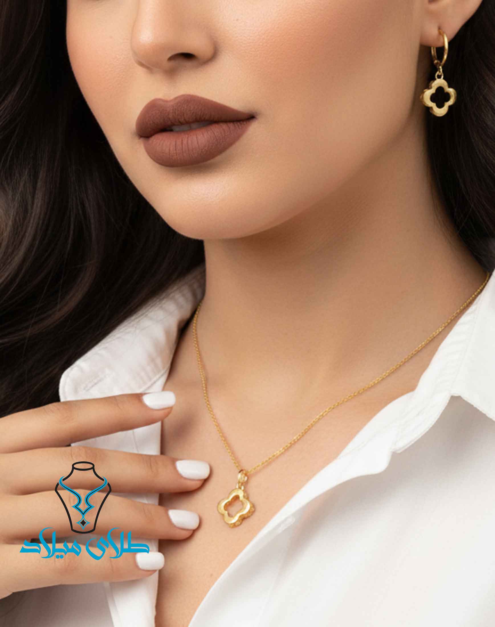 خرید نیم ست کارتیه طلا کد3 از سایت میلادزر