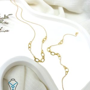 خرید نیم ست طلا کد10