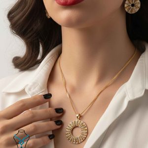 خرید نیم ست طلا کد19 از طلای میلاد