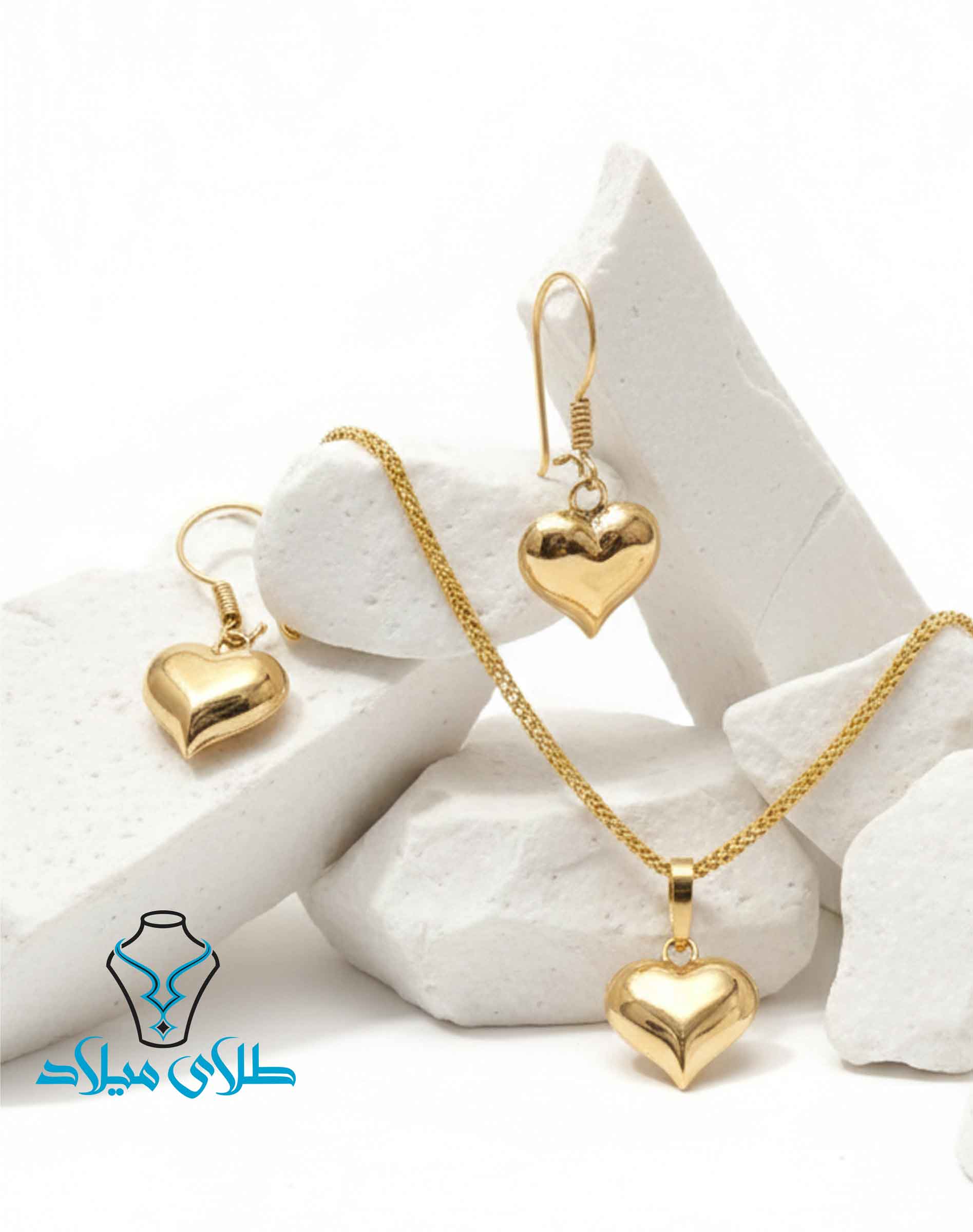 نیم ست طلا کد26 در گالری طلا میلاد