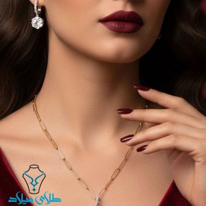 خرید نیم ست طلا کد29 جواهری