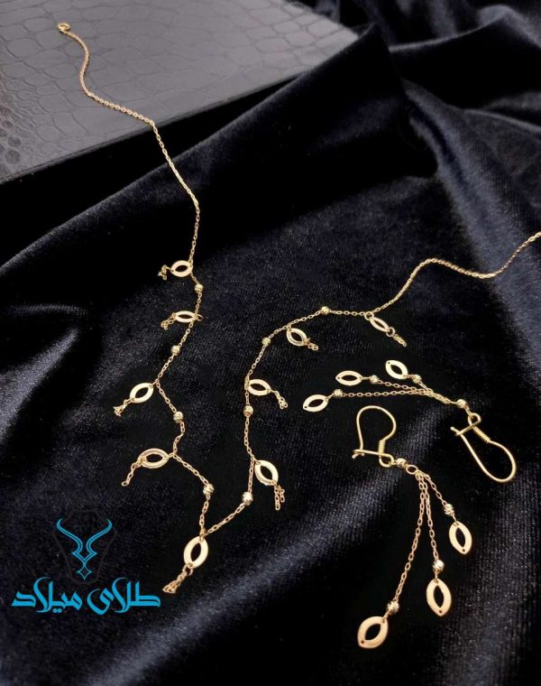 خرید نیم ست طلا ستین
