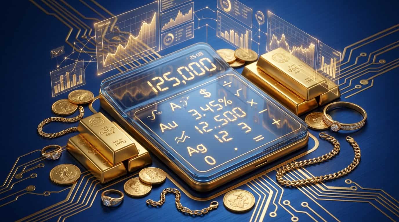 محاسبه آنلاین قیمت طلا