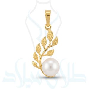 خرید پلاک طلا مرواریدی کد47