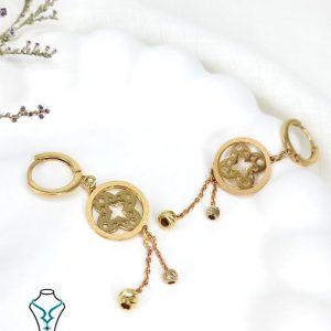 خرید گوشواره آویز طلا کد20
