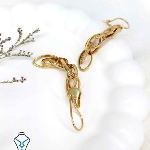 خرید گوشواره آویز طلا کد21