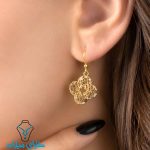 خرید گوشواره آویز طلا کد23