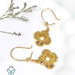 خرید گوشواره آویز طلا کد23