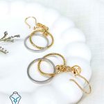 خرید گوشواره آویز طلا کد24