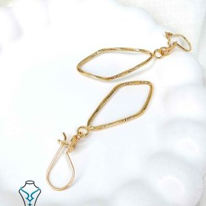 خرید گوشواره آویز طلا کد27