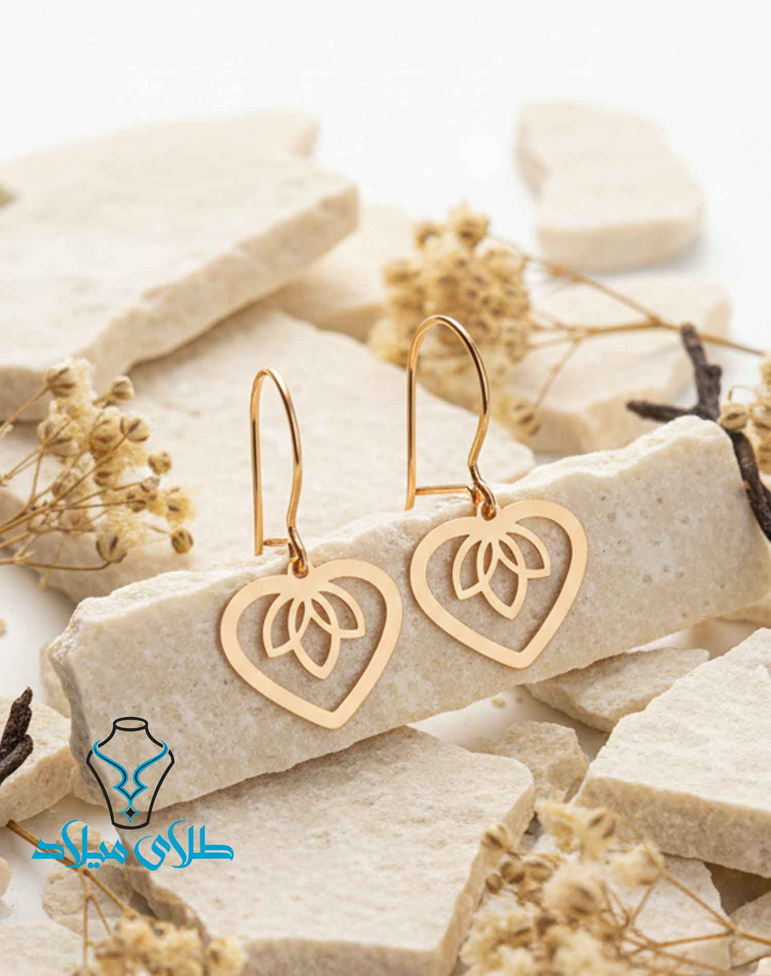 گوشواره آویز طلا کد35 در گالری طلا