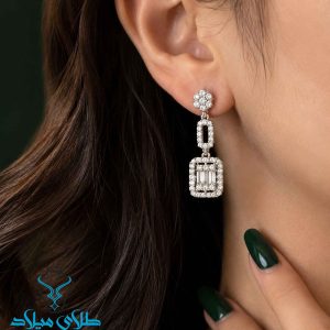 خرید گوشواره آویز طلا کد39 از سایت میلادزر