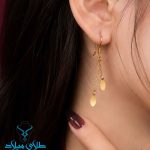 خرید گوشواره آویز طلا کد41 از سایت میلاد