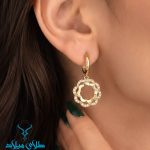 خرید گوشواره آویز طلا کد42 از سایت میلادزر