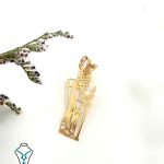 پلاک طلا کد17 میلادزر