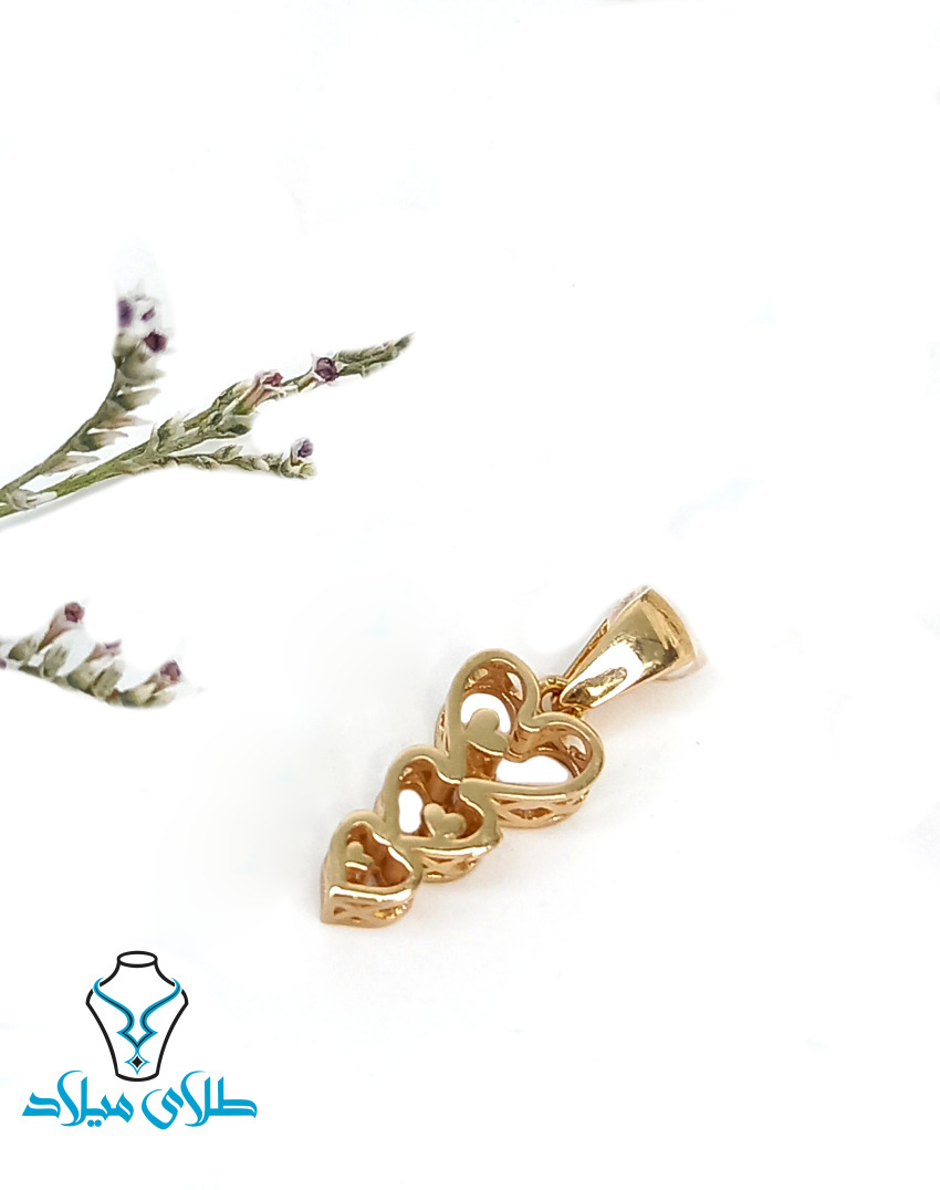 پلاک طلا کد20 گالری طلای میلاد