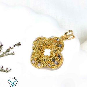 خرید پلاک طلا کد23 طلای میلاد