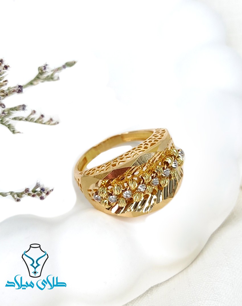 انگشتر طلا کد118 میلادزر