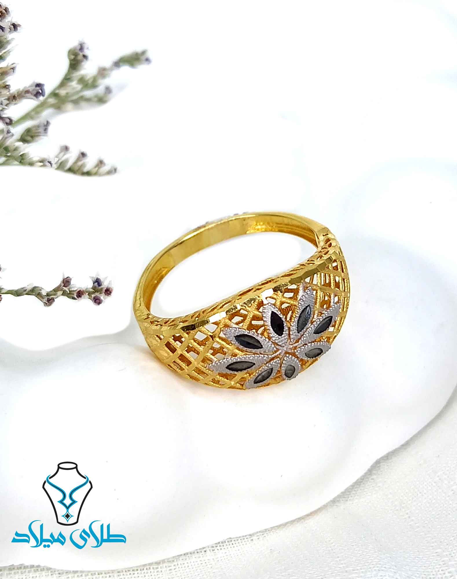 خرید انگشتر طلا کد130 میلادزر