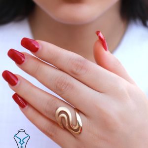 خرید انگشتر طلا کد163 میلادزر