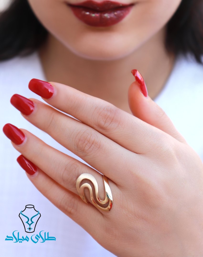 خرید انگشتر طلا کد163 میلادزر