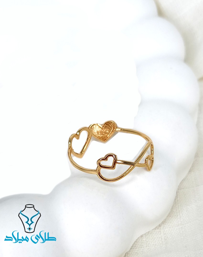 انگشتر طلا کد169 طلای میلاد