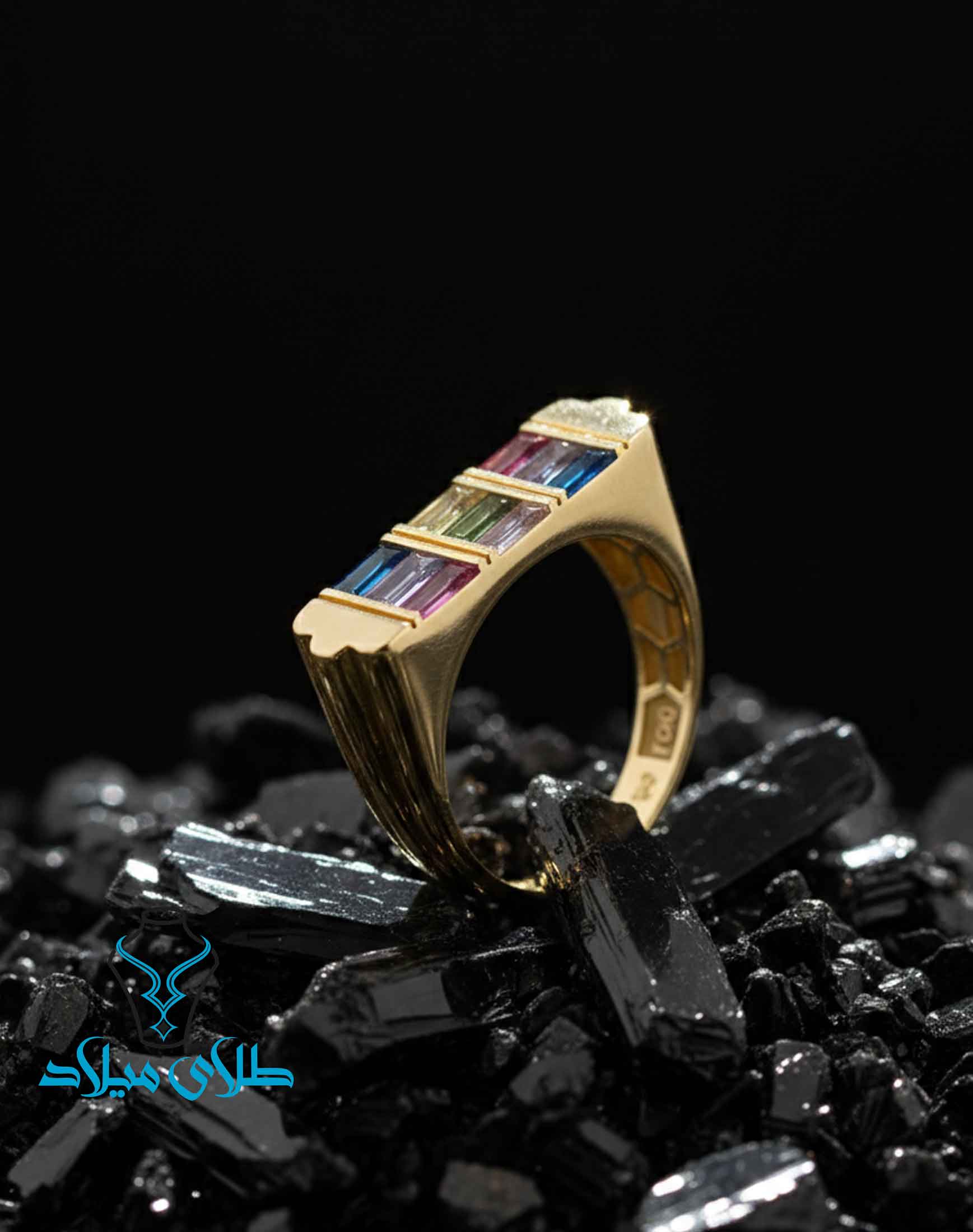 انگشتر طلا کد216 طلای میلاد