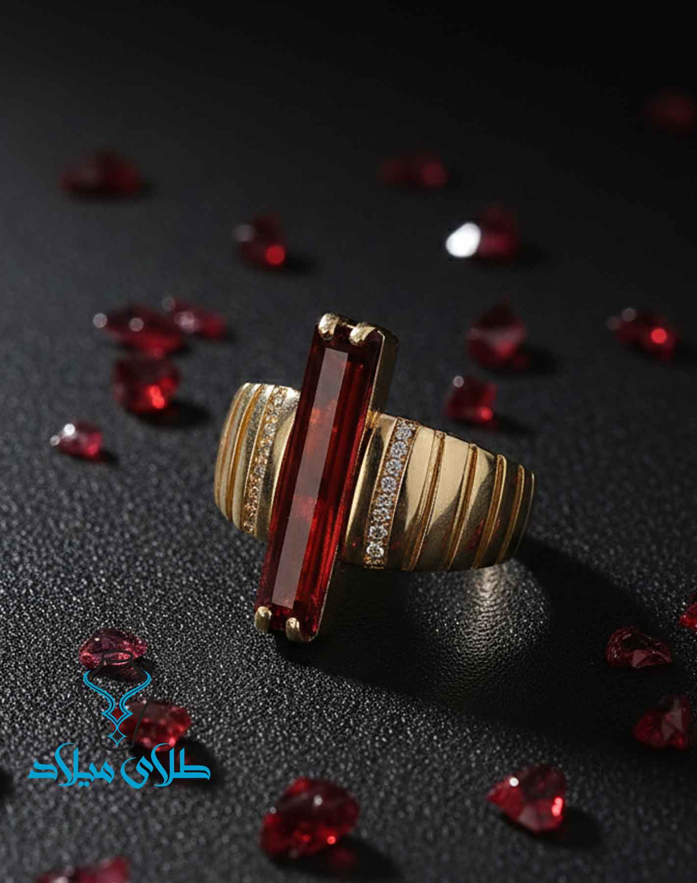 انگشتر طلا کد221 در گالری طلا میلاد