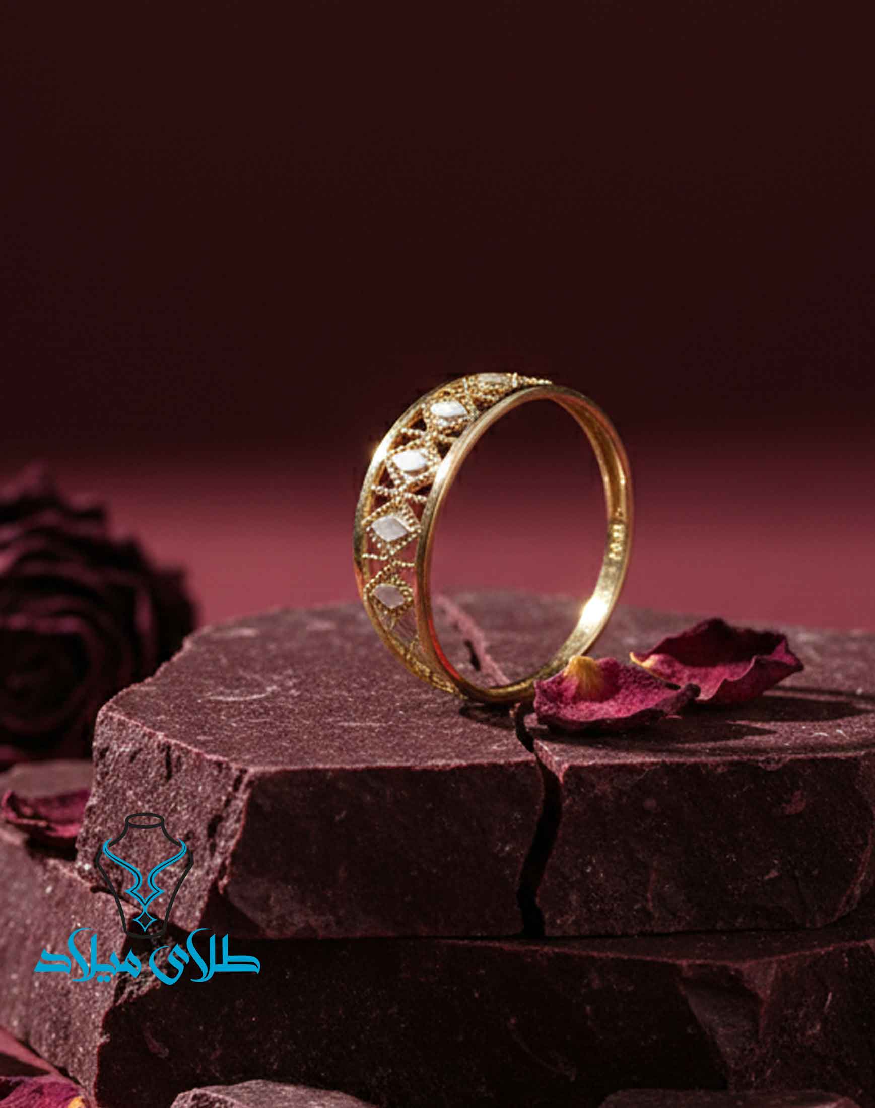 انگشتر طلا کد232 طلای میلاد