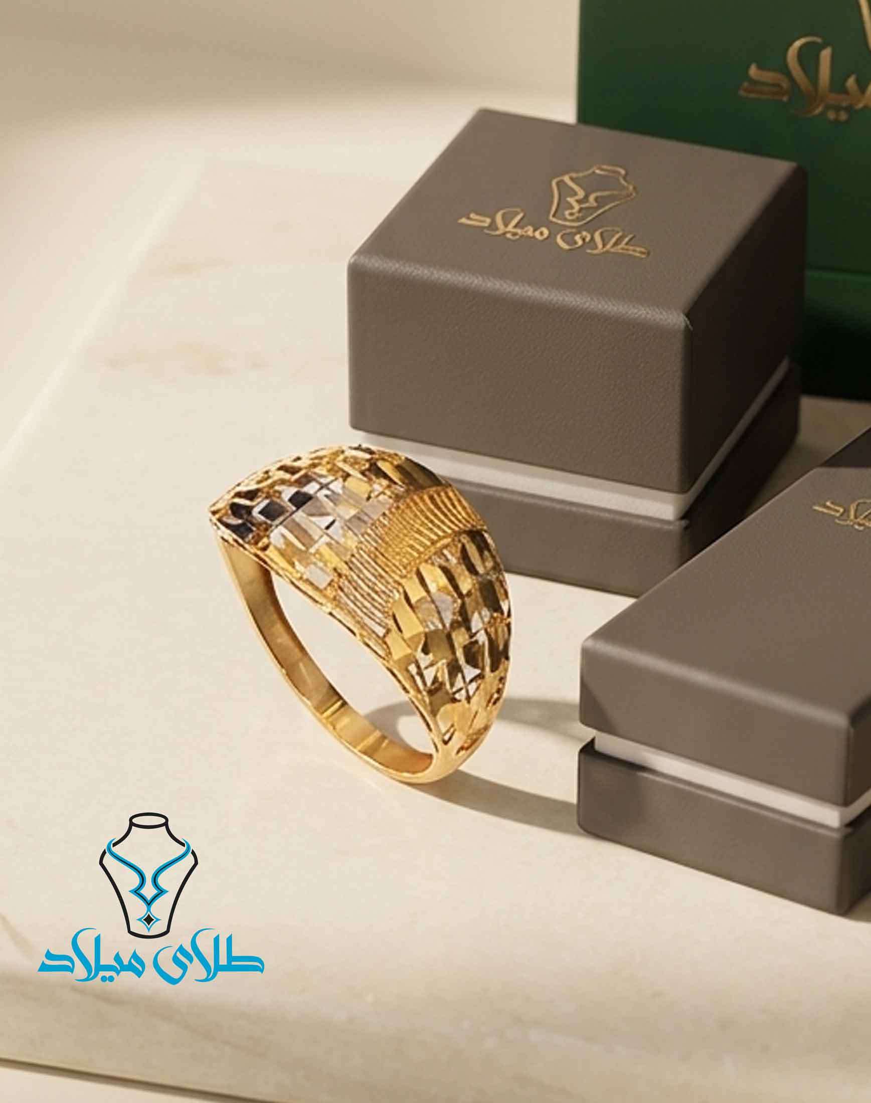 بسته بندی انگشتر طلا کد248