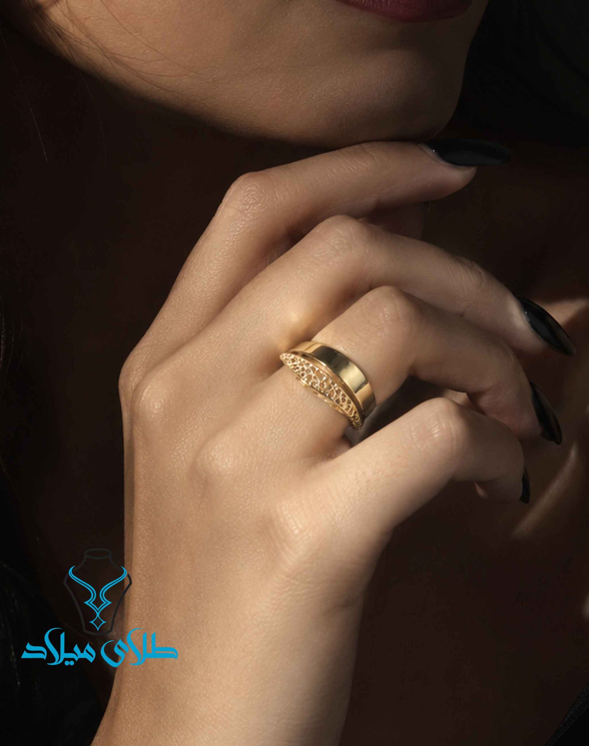 انگشتر طلا کد252 طلای میلاد