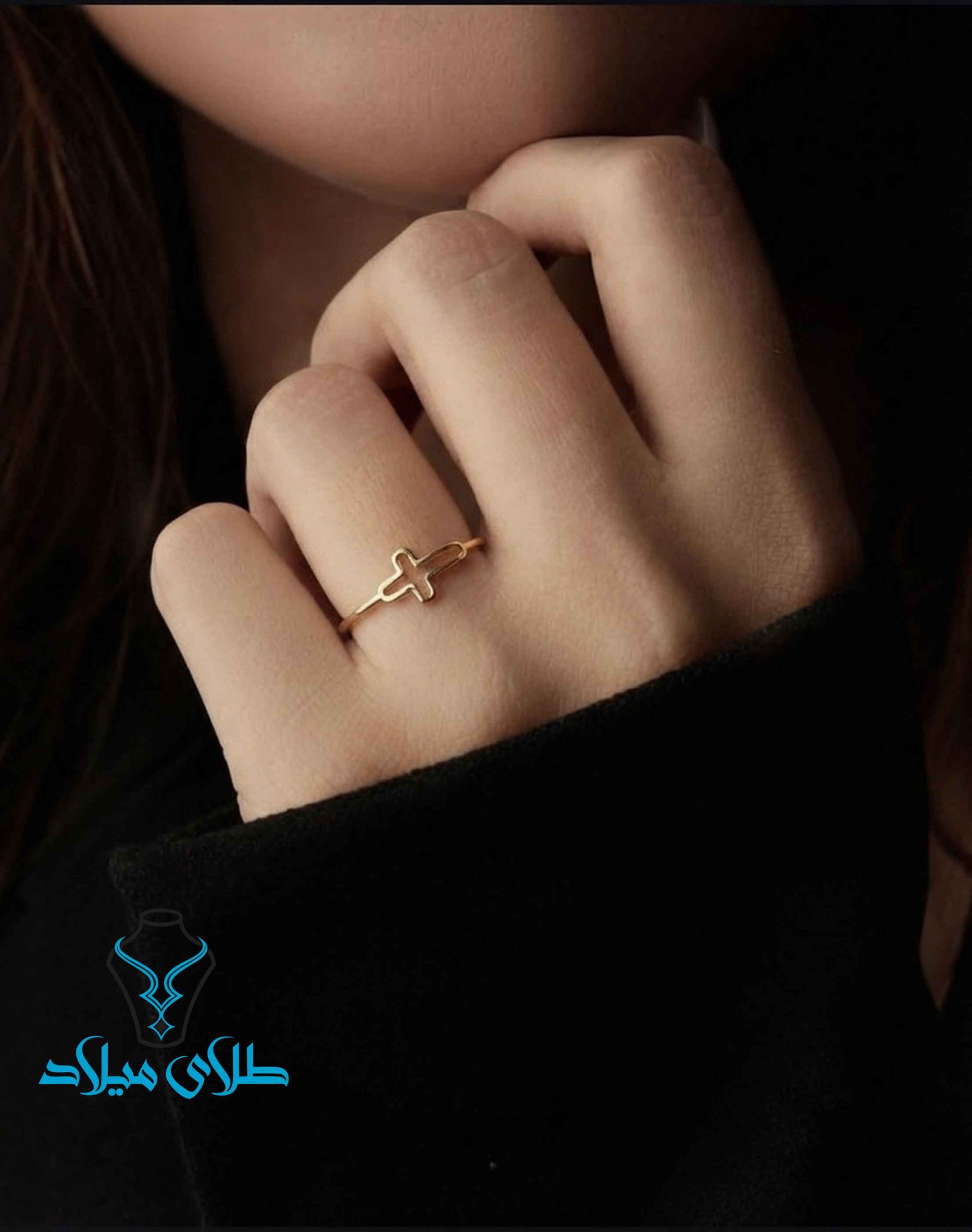 انگشتر طلا کد45 طلای میلاد