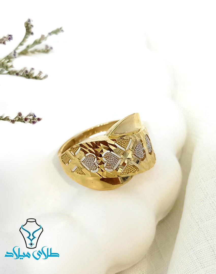 انگشتر طلا کد82 میلادزر