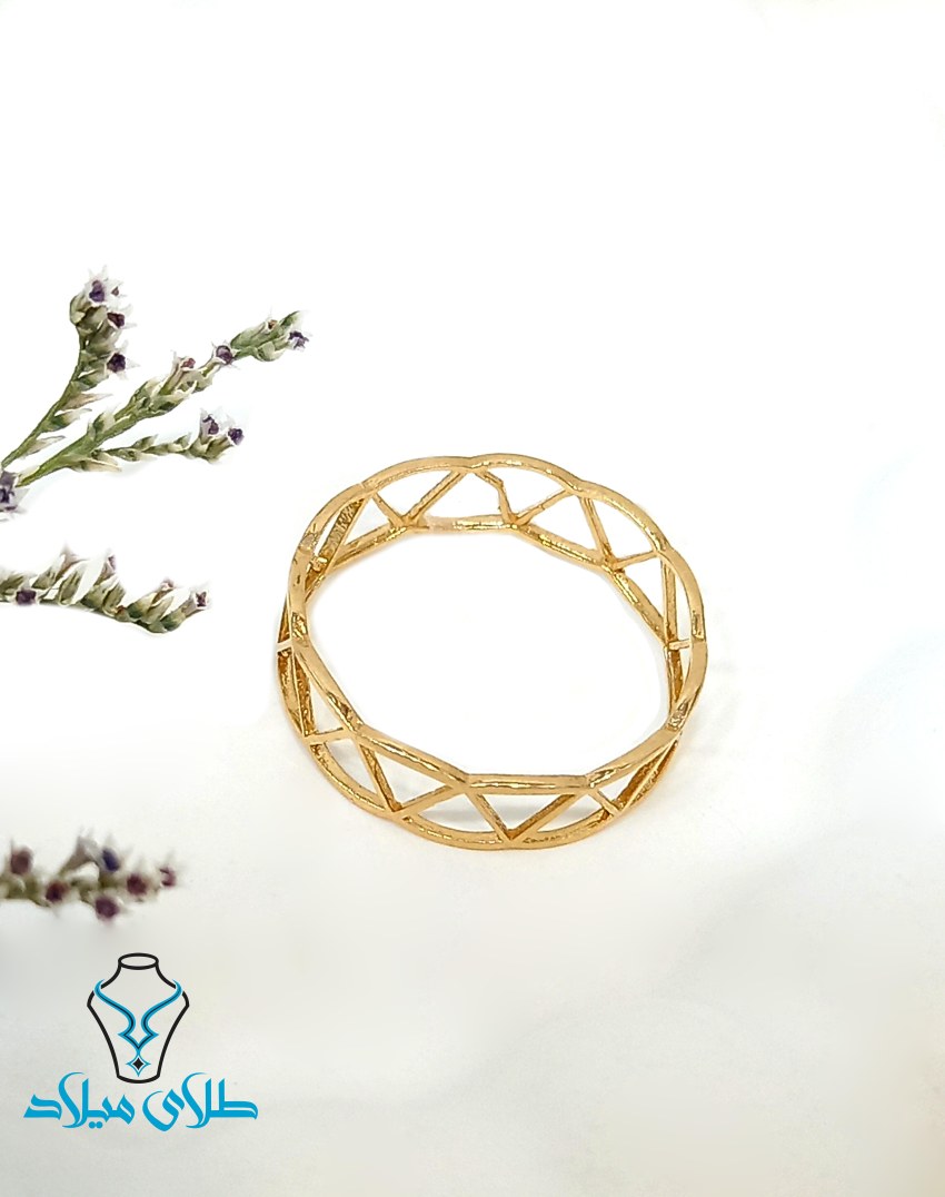 انگشتر طلا کد102 گالری میلادزر