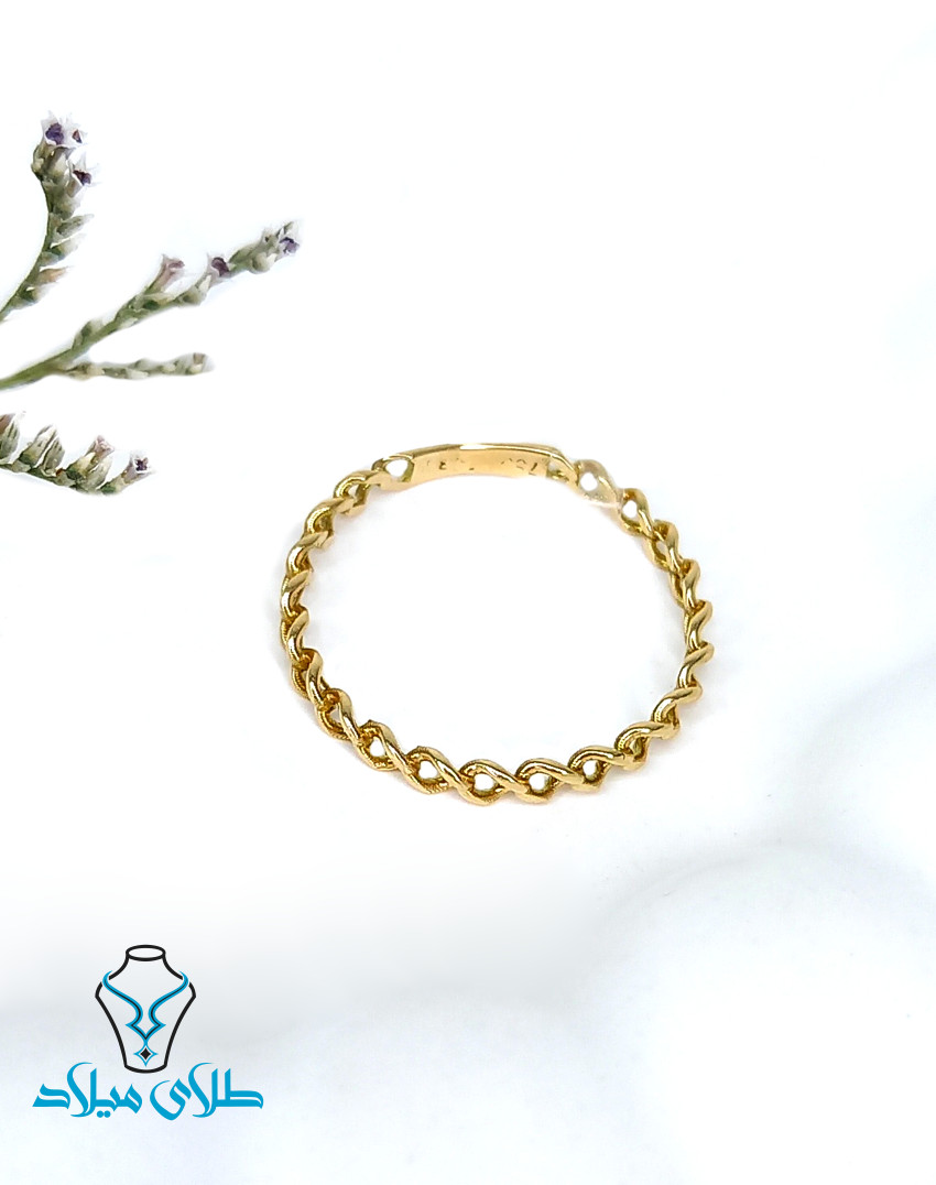 انگشتر طلا کد112 گالری طلای میلاد