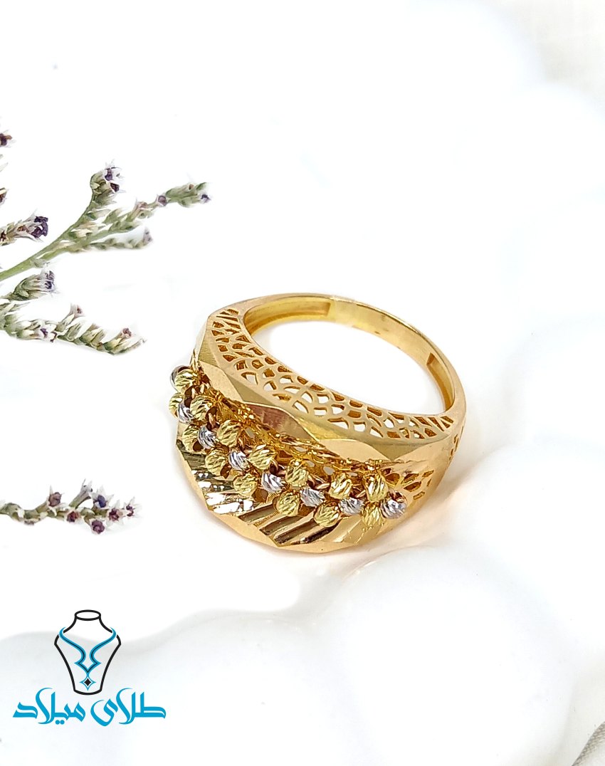 انگشتر طلا کد118 گالری طلای میلاد