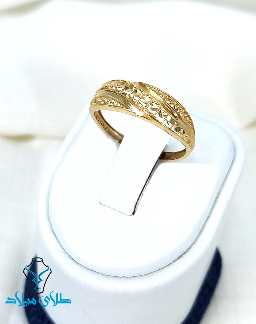 انگشتر طلا کد166 میلادزر