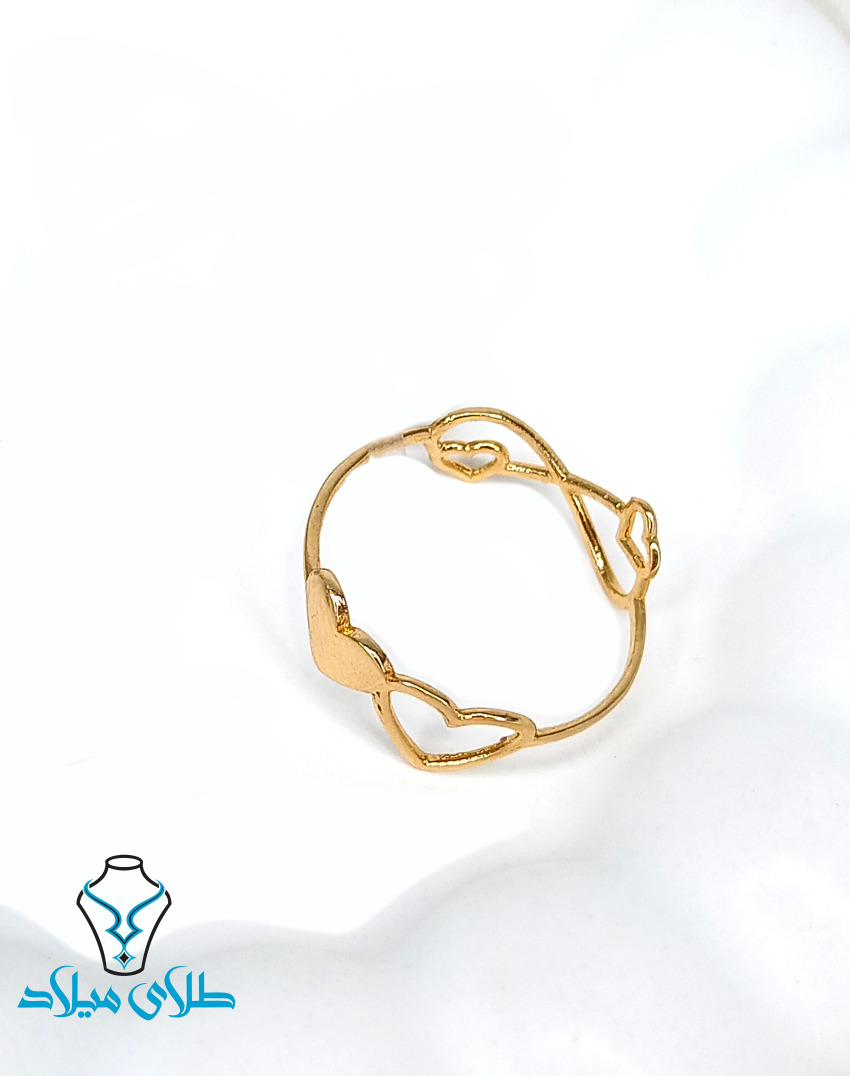 انگشتر طلا کد169 میلادزر