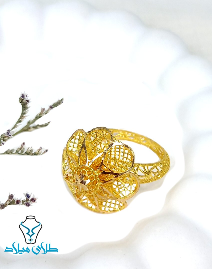 انگشتر طلا کد171 گالری طلای میلاد