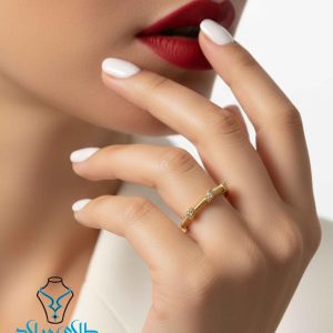 خرید انگشتر طلا کد204 از طلای میلاد