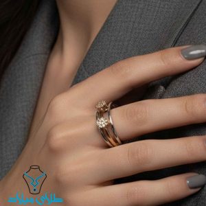خرید انگشتر طلا کد208 از سایت میلادزر