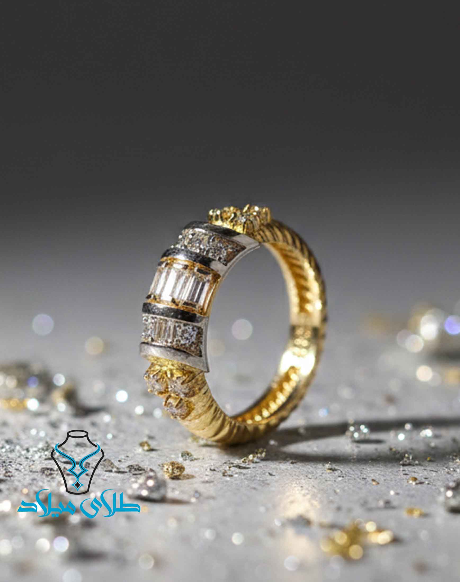 انگشتر طلا کد209 در گالری طلای میلاد