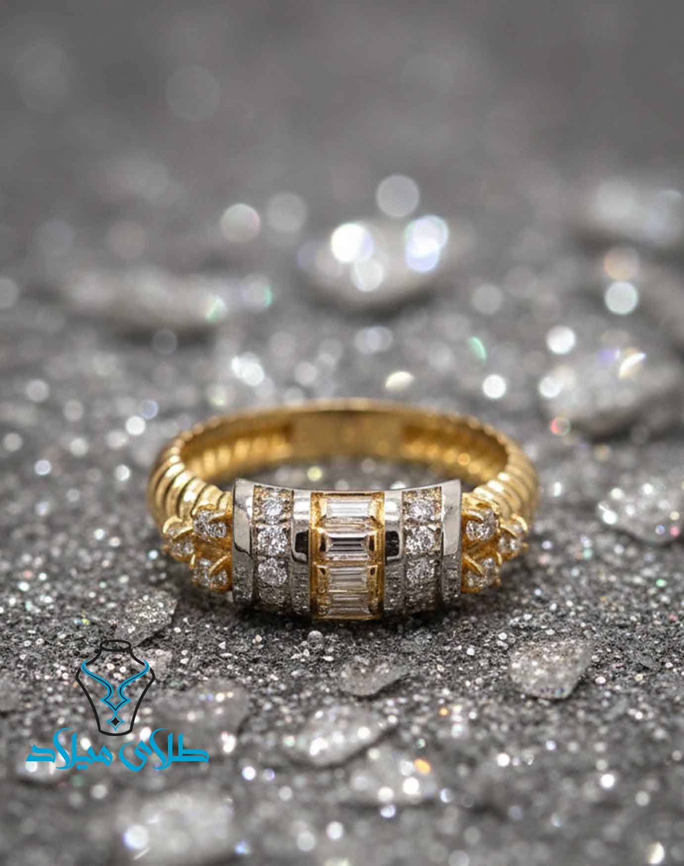 انگشتر طلا کد209 طلای میلاد