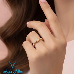 خرید انگشتر طلا کد212 از طلای میلاد